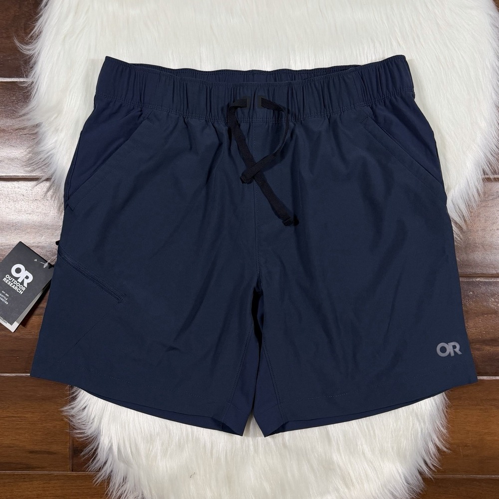 Outdoor Research Men's‎ Size Medium Blue 7" Swift Lite Hybrid Drawstring Shorts